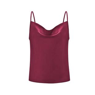 chiffon Womens shirt bottoming color silk camisole solid