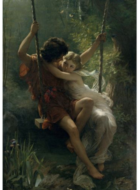 春光（春天）Springtime皮埃尔·奥古斯特·考特作品5.3M高清大图