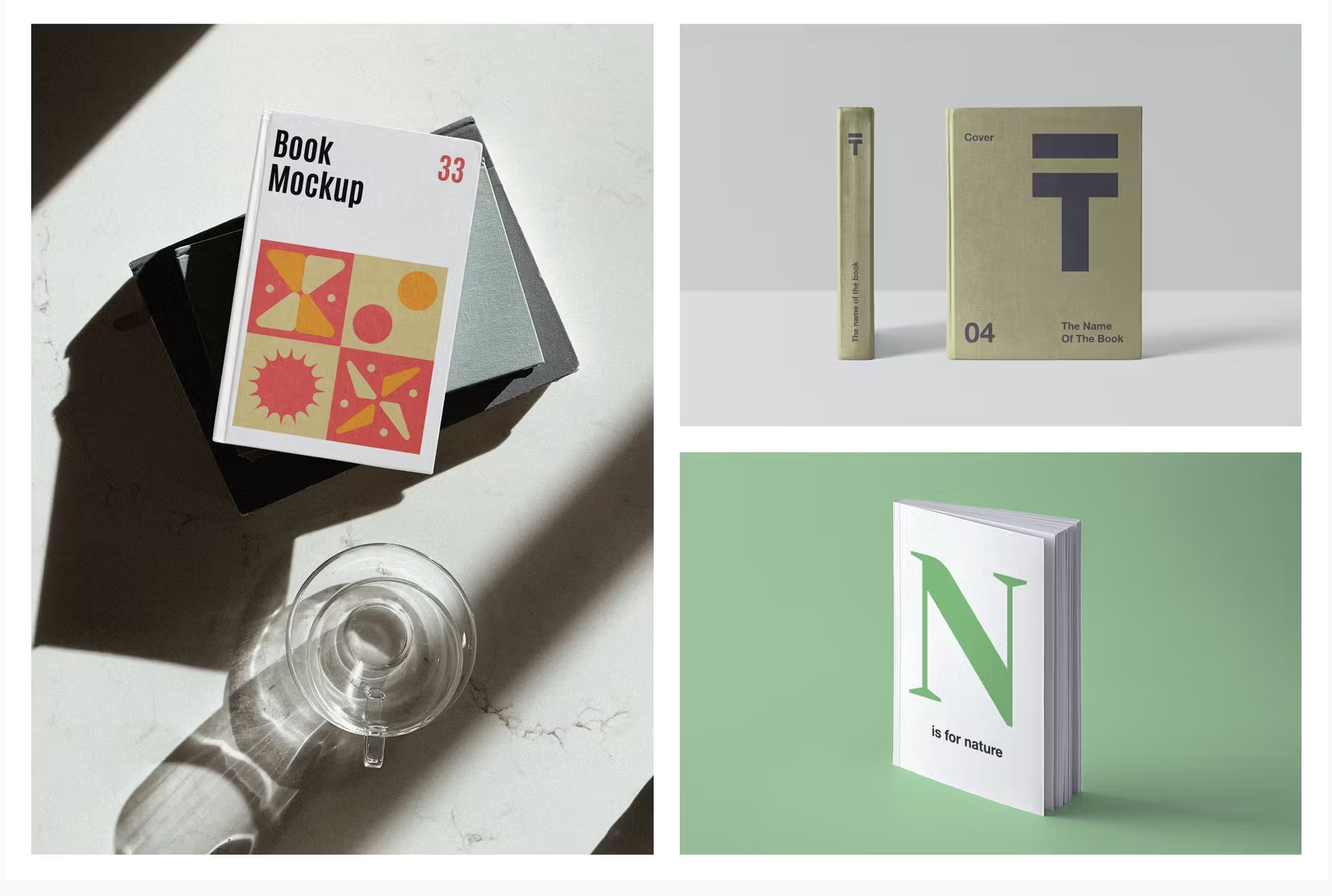 10个psd书本本子笔记本样机模型展示效果psd设计素材可编辑