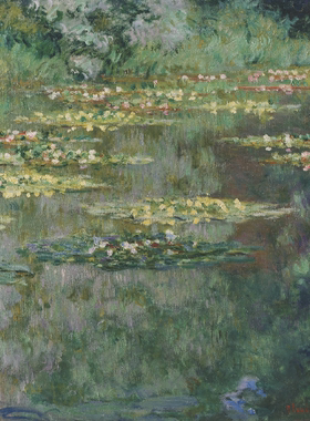 7.5M高清图莫奈睡莲Water Lilies，Le Bassin des Nympheas, 1904