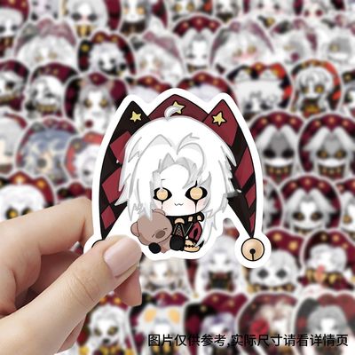 240张卡通可爱怪胎马戏团PierrotQ版乙女游戏创意贴纸装饰手机壳