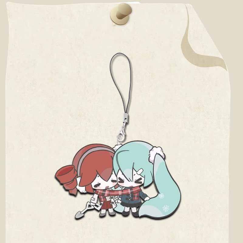 初音未来手机链重音teto周边可爱亚克力手机挂绳书包装饰挂件礼物图片