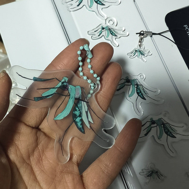 初音蚊子挂件捅了蚊子窝了蚊子几世同堂可还行手机绳钥匙扣书包挂