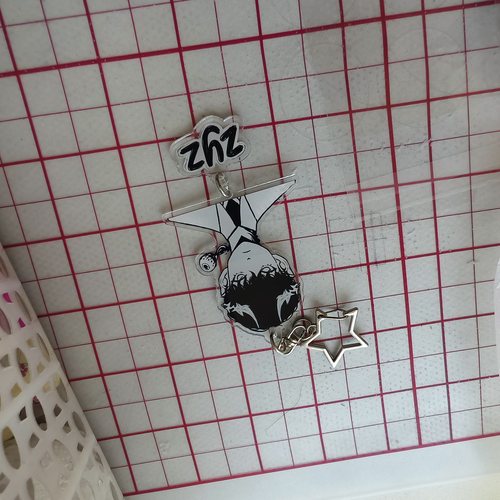 张砚拙钥匙扣书包挂件高级感送闺蜜粉丝卡通礼物送女友