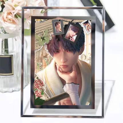 恋与深空祁煜个人周边水晶相框7寸照片四星思念同款精致摆台