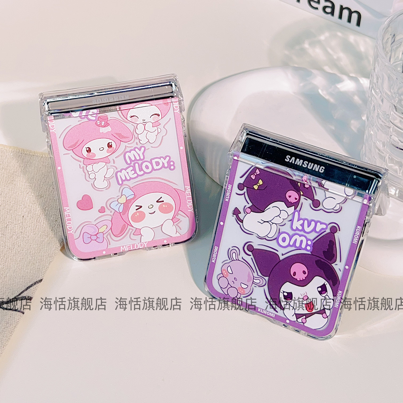 卡通三丽鸥三星折叠屏手机壳