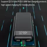 Ferising Led 10000mah 2000mah Power Bank Portable Charger U