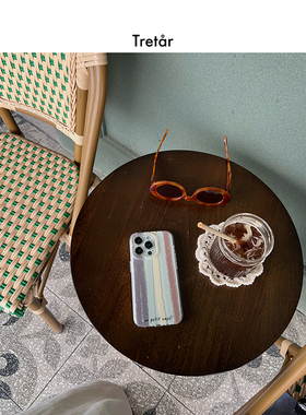 Tretar「海沫豆沙」双面覆膜 光面大孔 IMD手机壳 适用iPhone17Pro