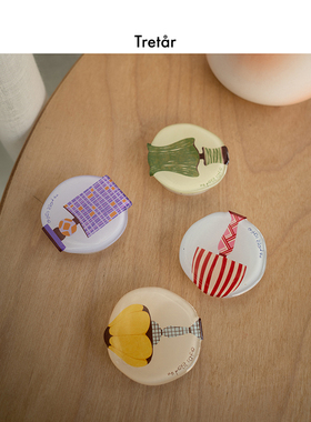 Tretar 「手绘台灯」透明气囊手机支架 粘贴式简约创意