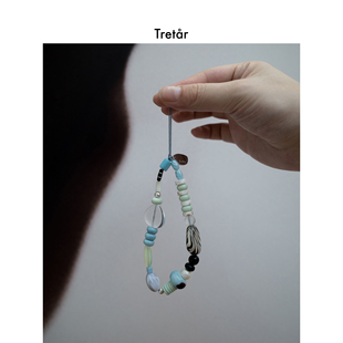Tretar「花径拾梦」串珠手机链 相机手机挂绳