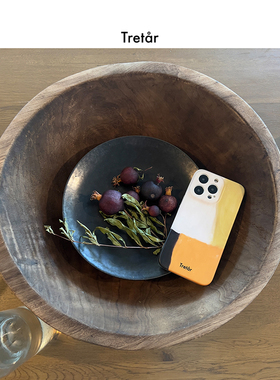 Tretar 「柑橘蜜茶」tpu全包磨砂精孔 IMD软壳手机壳/手机保护套 适用16Pro