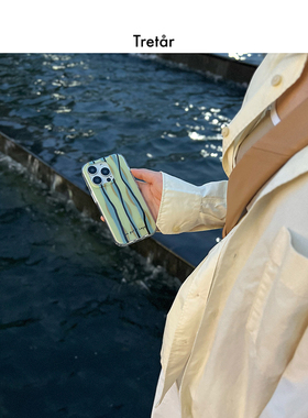 Tretar「晴空曼波」双面覆膜 光面大孔 IMD全包手机壳 适用iPhone17Pro