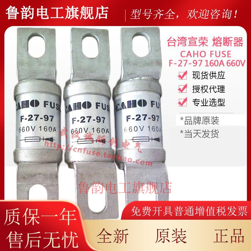 台湾宣荣 CAHO FUSE F-17*77 660V 100A 80A 63A 50A 40A 30A 20A