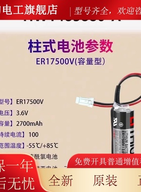 安川YRC1000机器人GP本体控制柜3.6V电池HW1483880-A/ER17500V锂