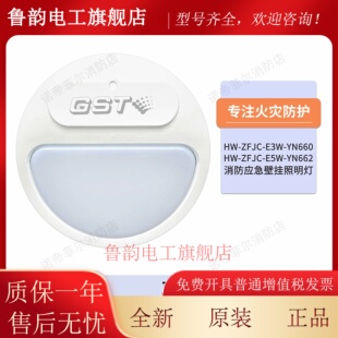 海湾壁挂灯疏散照明灯YN660 YN662集电集控型GST消防应急照明灯具