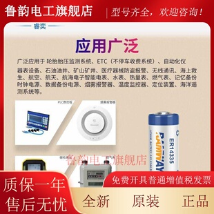 睿奕ER14335气体检测仪电池ER14335H烟雾警报器3.6V锂电池2/3AA