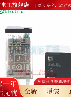 全新正品 施耐德中间继电器 RXM2LB2P7 RXM2LB2BD B7CDEDF7FDJD