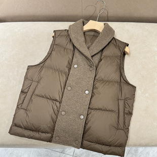 2025新款女士休闲时尚百搭保暖超轻鹅绒马甲