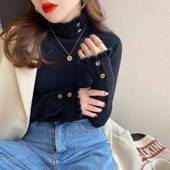 好内搭加绒打底衫 5加厚202新款 秋冬高 女冬季 高级感看毛衣MY3293