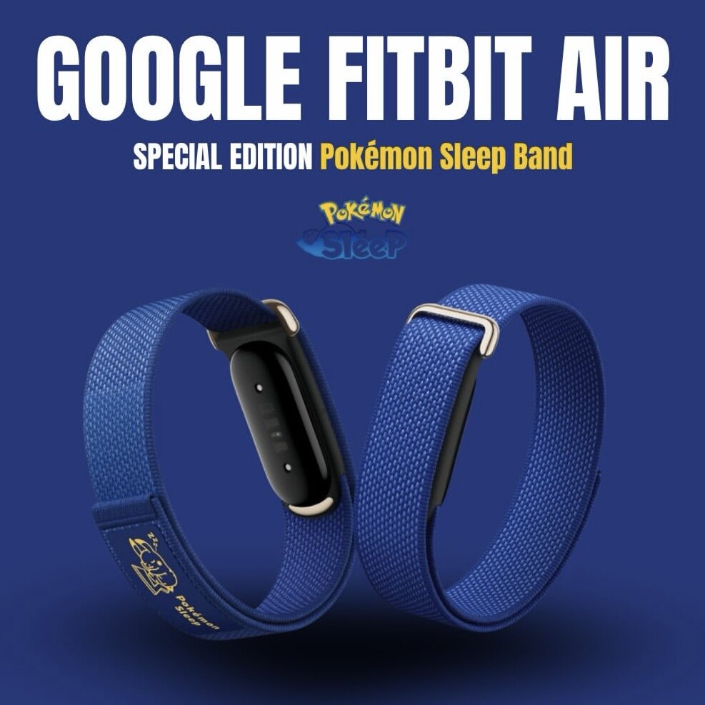 新品Google Fitbit Air Pokemon 宝可梦联名限量版智能睡眠手环