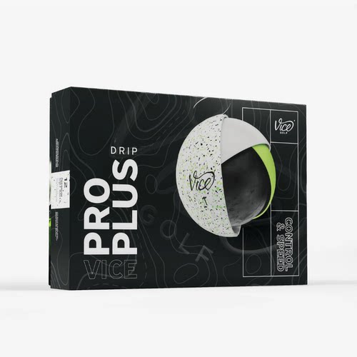 VICE Pro Plus高尔夫球新款Golf比赛级专业导向线礼盒装美国代购