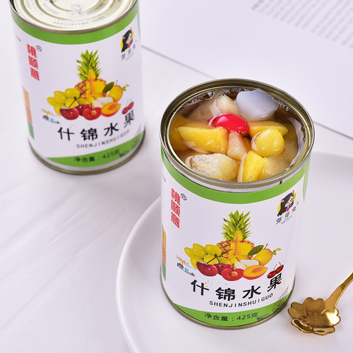 什锦新鲜烘焙午后零食水果罐头