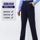 春秋藏青色直筒垂感透气耐磨铁路银行工作职业制服裤 通勤裤 女西裤