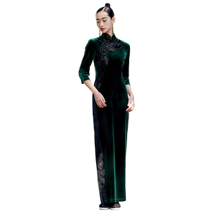 吉祥斋女装彩云追月旗袍