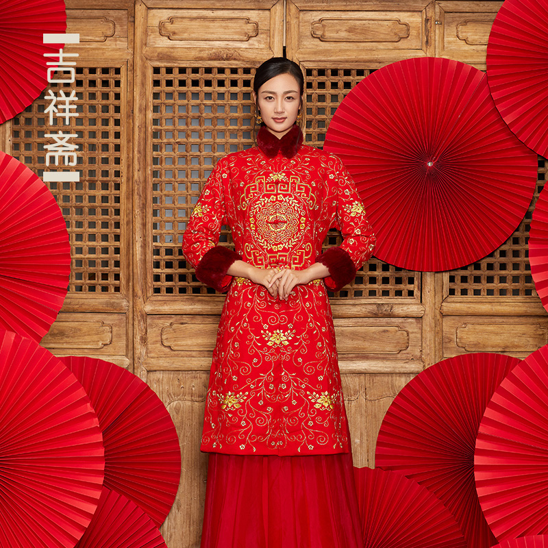 女装礼服吉祥斋中式棉衣