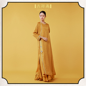 国风圆领长衫 中式 吉祥斋 奉宣长衫