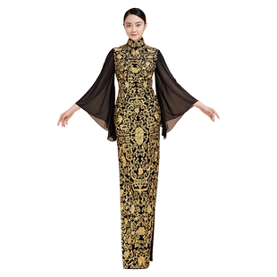 吉祥斋女装凤来仪旗袍