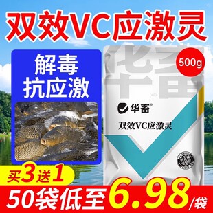 华畜双效VC应激灵水产电解多维抗应激鱼虾蟹蛙增强体质诱食促生长