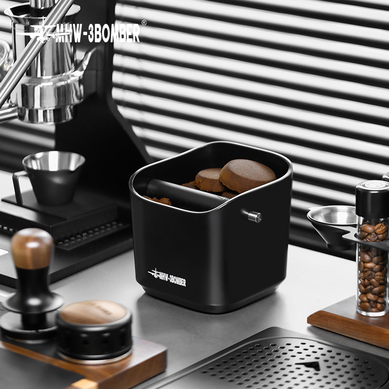 轰炸机咖啡渣桶防滑敲渣粉桶