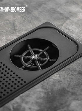 MHW轰炸机吧台洗杯器 咖啡厅奶茶自动带滤网嵌入式高压冲洗滤水槽