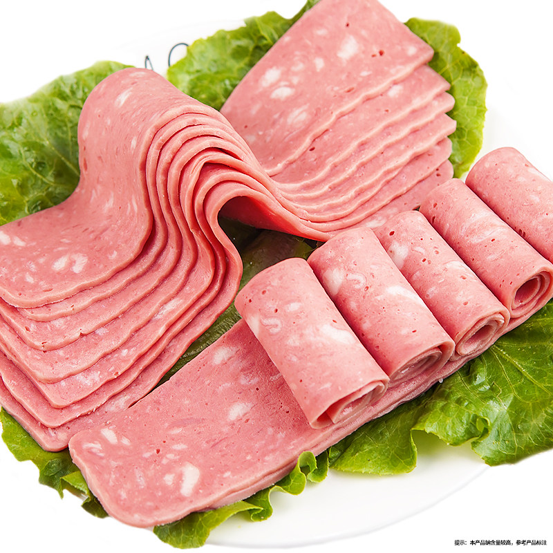 烟熏培根风味切片冷冻半成品商用批发烧烤食材早餐手抓饼三明治片