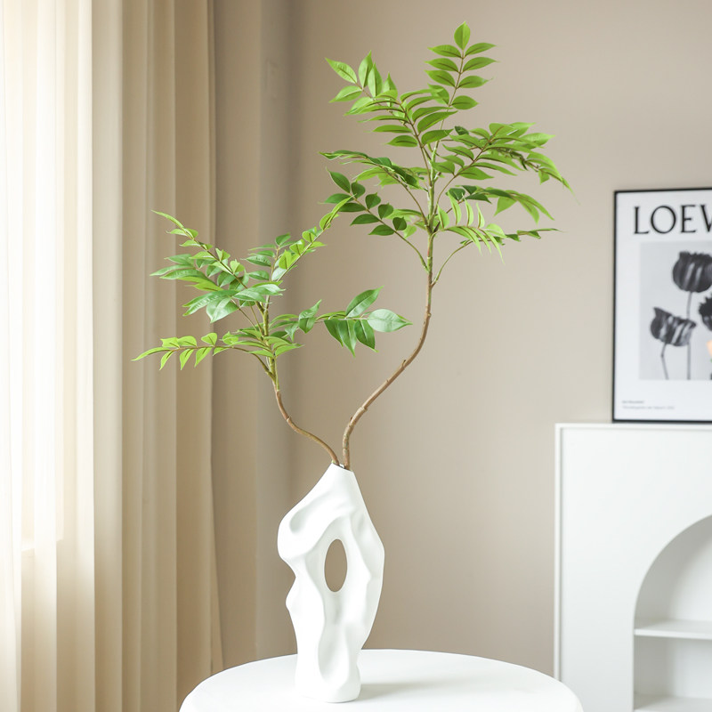 南天竹绿植假花客厅电视柜酒柜高端大气摆设花艺仿真花装饰摆件,家居饰品,仿真花/假花,淘宝优惠券,粉丝福利购,淘宝优惠卷