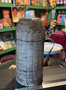 外壳手工家用茶壶竹编老式