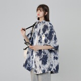 XZ-230-1CS223清凉一夏中性宽松水墨扎染渐变休闲短袖衬衫P48控68，男装T恤，星座230-1