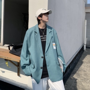 XZ-230-1-22XZ08秋新款港风cityboy宽松休闲多色小西服P98控118图片
