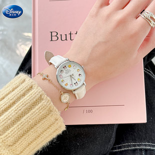 迪士尼手表女款学生儿童考试机械初中高中女生2025年新款防水电子