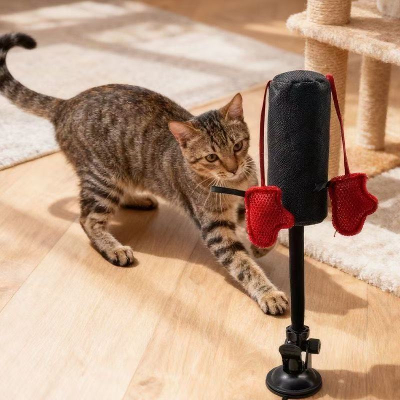 拳击逗猫棒自嗨解闷互动抗撕咬