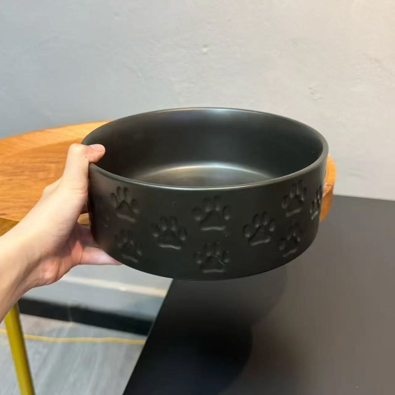 陶瓷猫狗慢食碗大容量防打翻