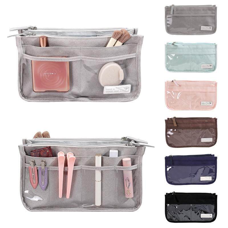 NEW PORTABLE HAND-HELD COSMETIC BAG LARGE CAPACITY MULTI-FUNCTIONAL HANDBAG MEDIUM BAG TRAVEL MAKEUP TOILETRIES STORAGE BAG