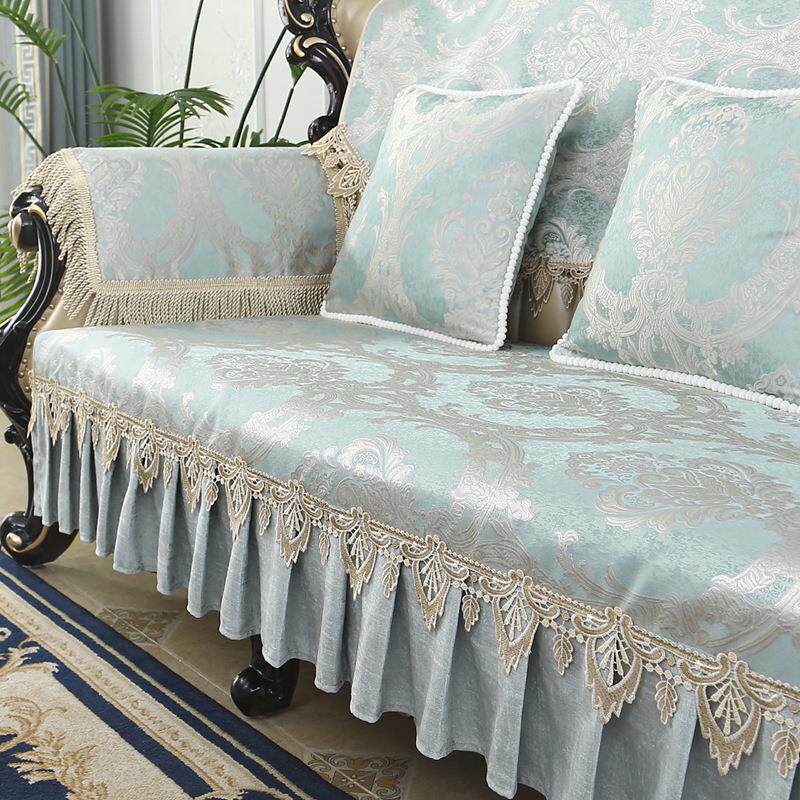 欧式沙发垫客厅组合沙发防滑坐垫靠背巾四季通用异形贵妃位全包罩
