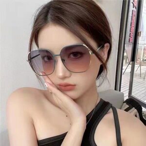 2026新款港风金属太阳镜时尚韩版显 ins街拍潮流太阳眼镜墨镜女