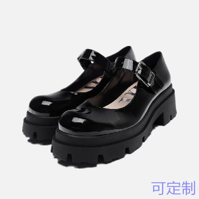 Z玛丽珍鞋女2025复古学院风软妹小皮鞋日系女jk鞋厚底显单鞋女A