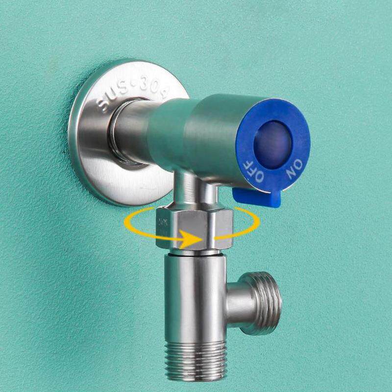 三通分水阀门一进二出角阀分水器水龙头一分二活转接头不锈钢定制