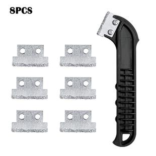 8件套清缝工具灌浆锯弯角手柄刮耙刮刀刀片组合地板墙缝修整定制