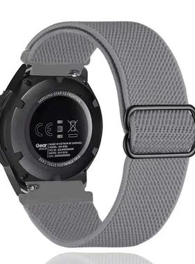 适用华硕Asus Zenwatch 2手表带尼龙弹力尼龙编织表带22mm伸缩带