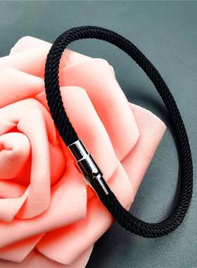 单层情侣手链红色米兰线